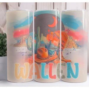 Wallen Western Custom 20oz Skinny Tumbler Insulated Drinkware Cup
